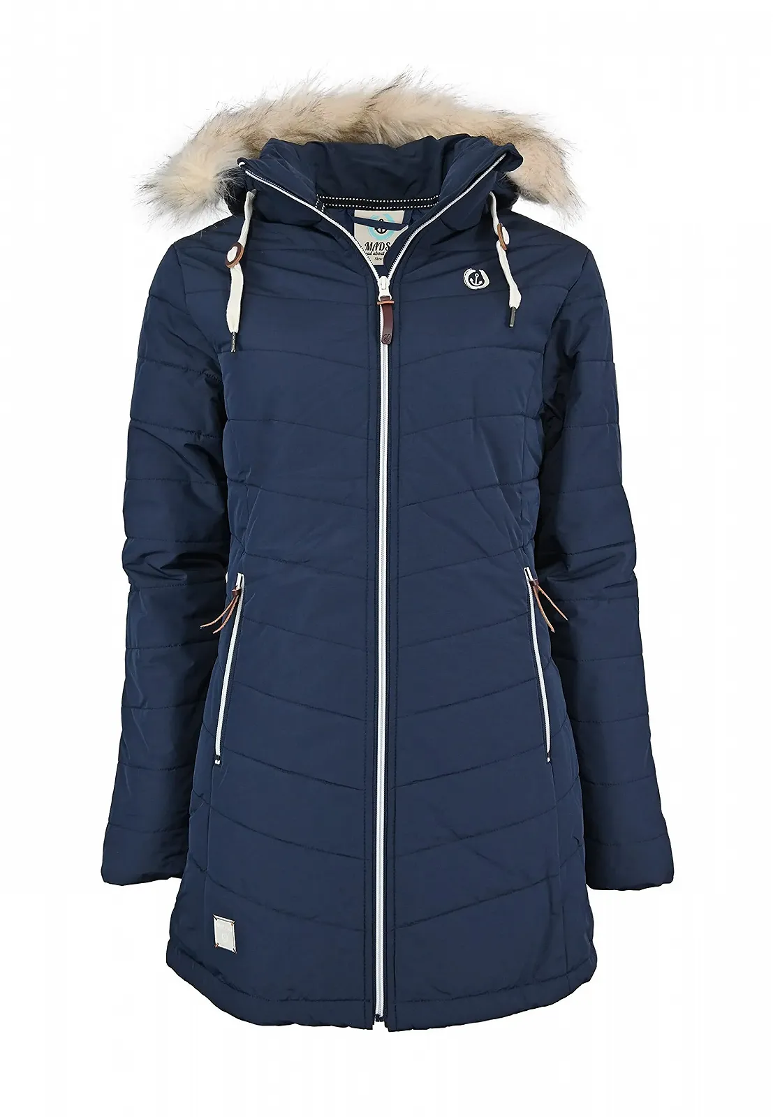 Жіноче стьобане пальто MADSea 6119* З теплою підкладкою Знімний пухнастий капюшон, фото №1 Жіноче стьобане пальто MADSea 6119* З теплою підкладкою Знімний пухнастий капюшон, фото №1