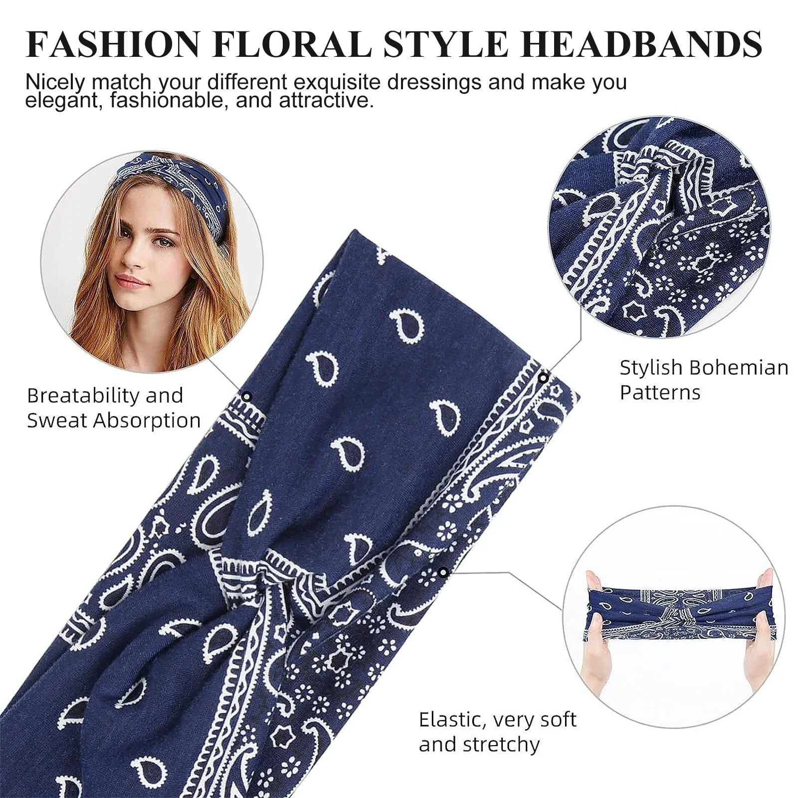 Набір Пов'язок для волосся жіночих, фото №4