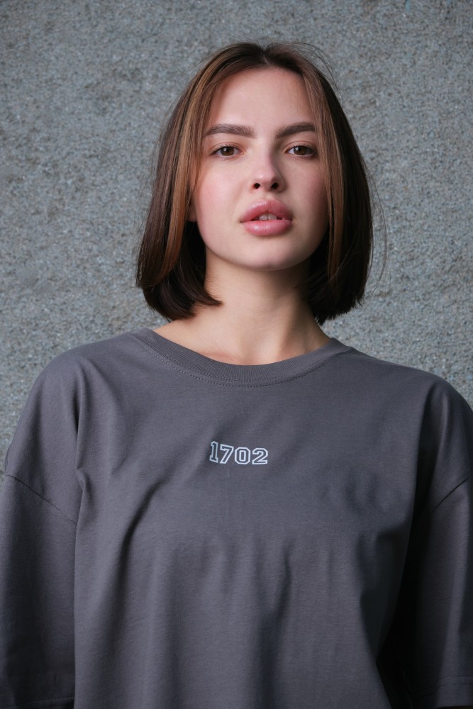 Оверсайз футболка з принтом Without rick and morty Dark Gray, фото №5 Оверсайз футболка з принтом Without rick and morty Dark Gray, фото №5