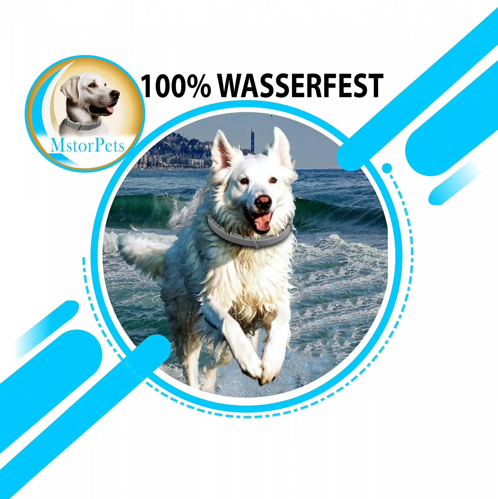 Нашийник від бліх та кліщів MstorPets 100% натуральний водонепроникний регульований до 8 місяців захисту Сірий, фото №6