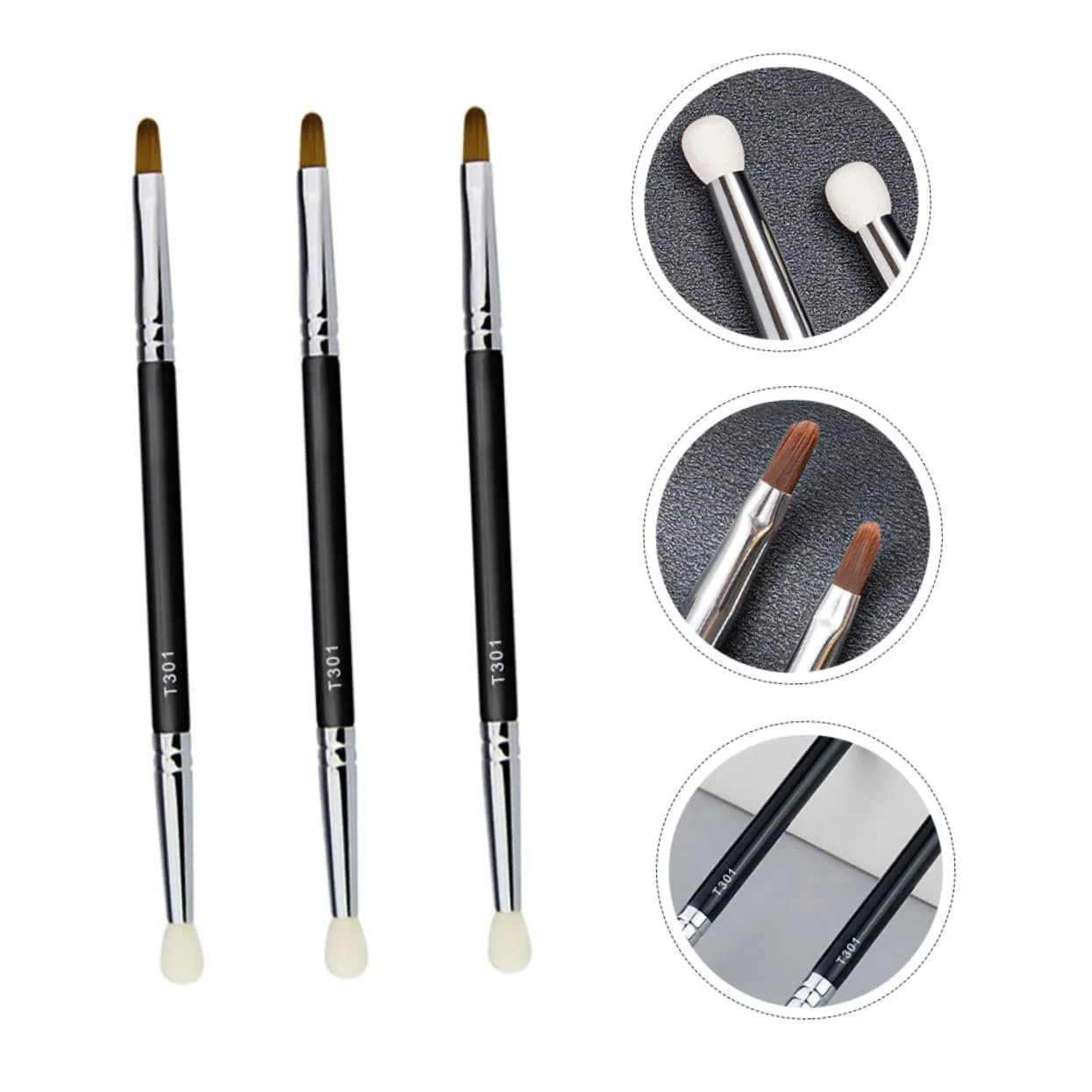 Набір пензлів для консилера FRCOLOR 6 шт портативні, фото №3