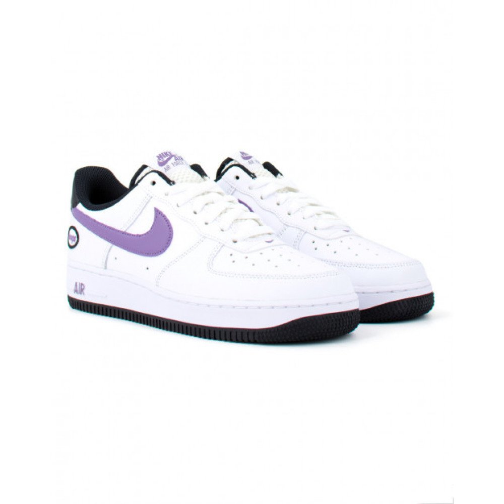Кросівки Nike air force 1 low hoops white canyon purple 46, фото №3