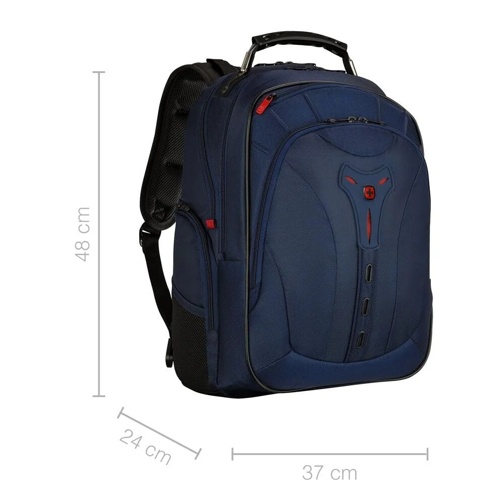 Рюкзак для ноутбука WENGER Pegasus Deluxe 25 л Blue Minimalistic, фото №2 Рюкзак для ноутбука WENGER Pegasus Deluxe 25 л Blue Minimalistic, фото №2