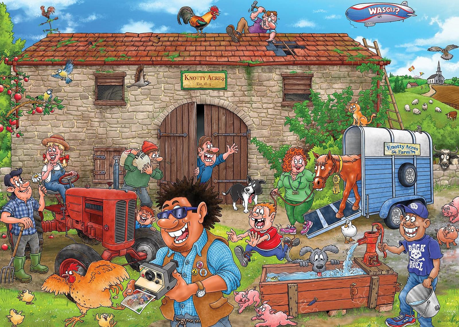 Пазл Wasgij Destiny 30 Lucky Harvest! 1000 элементов, фото №2