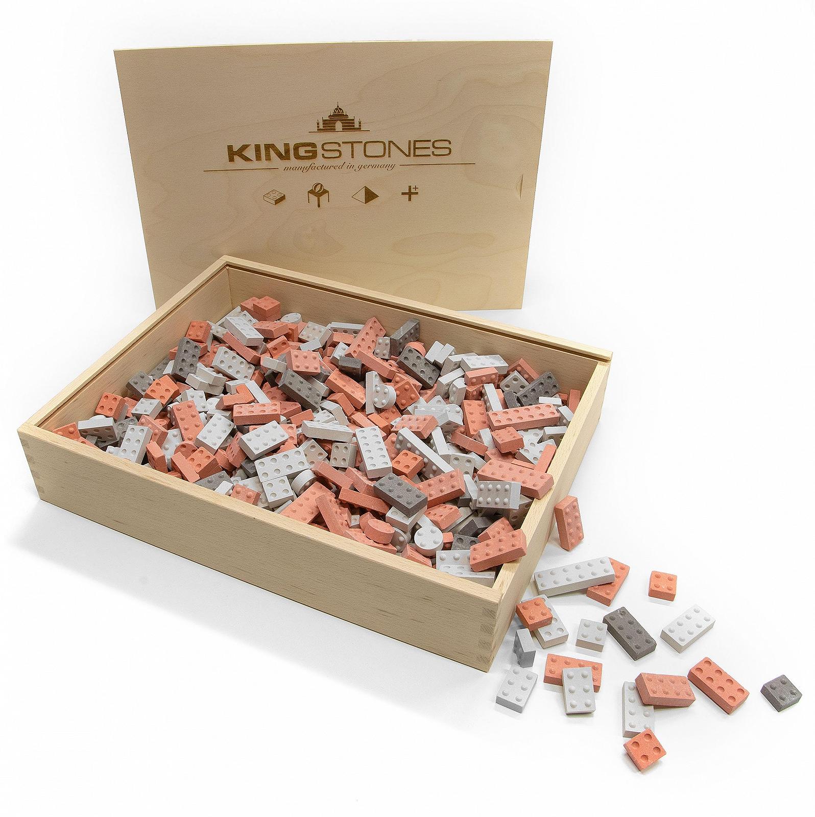 Конструктор Kingstones Stone Systems – Build Kit Flour Каменные кирпичи Marble, фото №3
