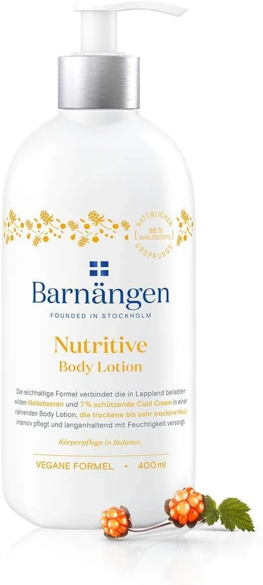 Лосьйон для тіла Barnängen Nutritive / 400 мл / З Cold Cream & Крем для рук Barnängen SOS Vard / 75 мл / Для дуже сухої шкіри, фото №2