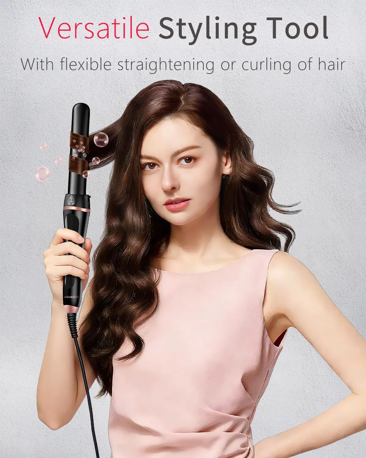 Набір для завивки волосся Aduarjo 5-в-1 керамічний 9-32 мм 150-210°C, фото №4 Набір для завивки волосся Aduarjo 5-в-1 керамічний 9-32 мм 150-210°C, фото №4