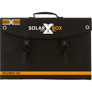 Портативная солнечная панель Cross Tools SOLARBOX 120  DC / USB-C 45Вт / USB-A 24Вт / 120 Вт (монокристаллическая) synthetic.ua - Фото 1