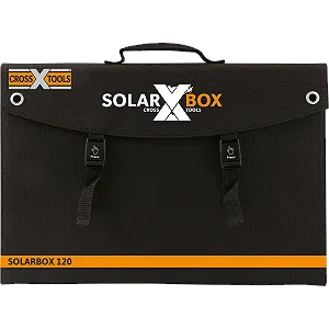 Панель сонячна монокристалічна Cross Tools SOLARBOX 120 120 Вт / DC / USB-C / USB 2.0 synthetic.ua - Фото 1