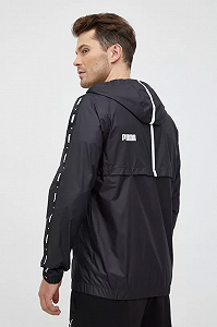 Вітровка ESS+ TAPE Windbreaker 84747701 Puma Чорний XS synthetic.ua - Фото 1