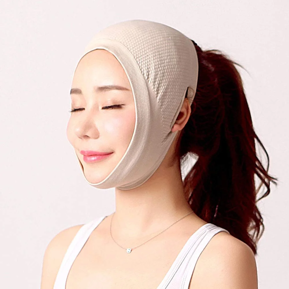 Пояс для подтяжки лица, для уменьшения двойного подбородка, интенсивная подтяжка лица, для ухода за кожей, ремень для подтяжки и укрепления подбородка, фото №4