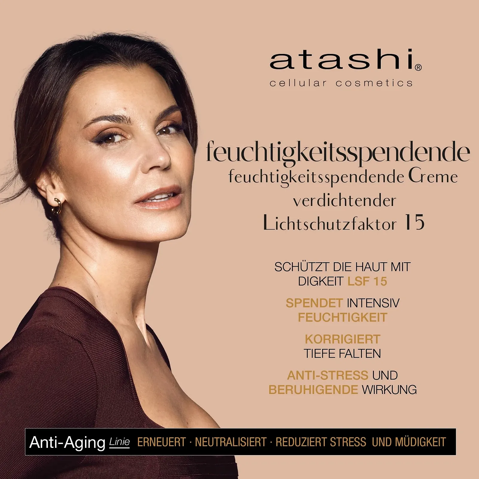 Крем для обличчя Atashi Anti-Ageing Redensifying Moisturiser SPF 15 + AHA Fruit Renewing Cream з гліколевою кислотою та спілантолом 50 мл + 50 мл, фото №3 Крем для обличчя Atashi Anti-Ageing Redensifying Moisturiser SPF 15 + AHA Fruit Renewing Cream з гліколевою кислотою та спілантолом 50 мл + 50 мл, фото №3