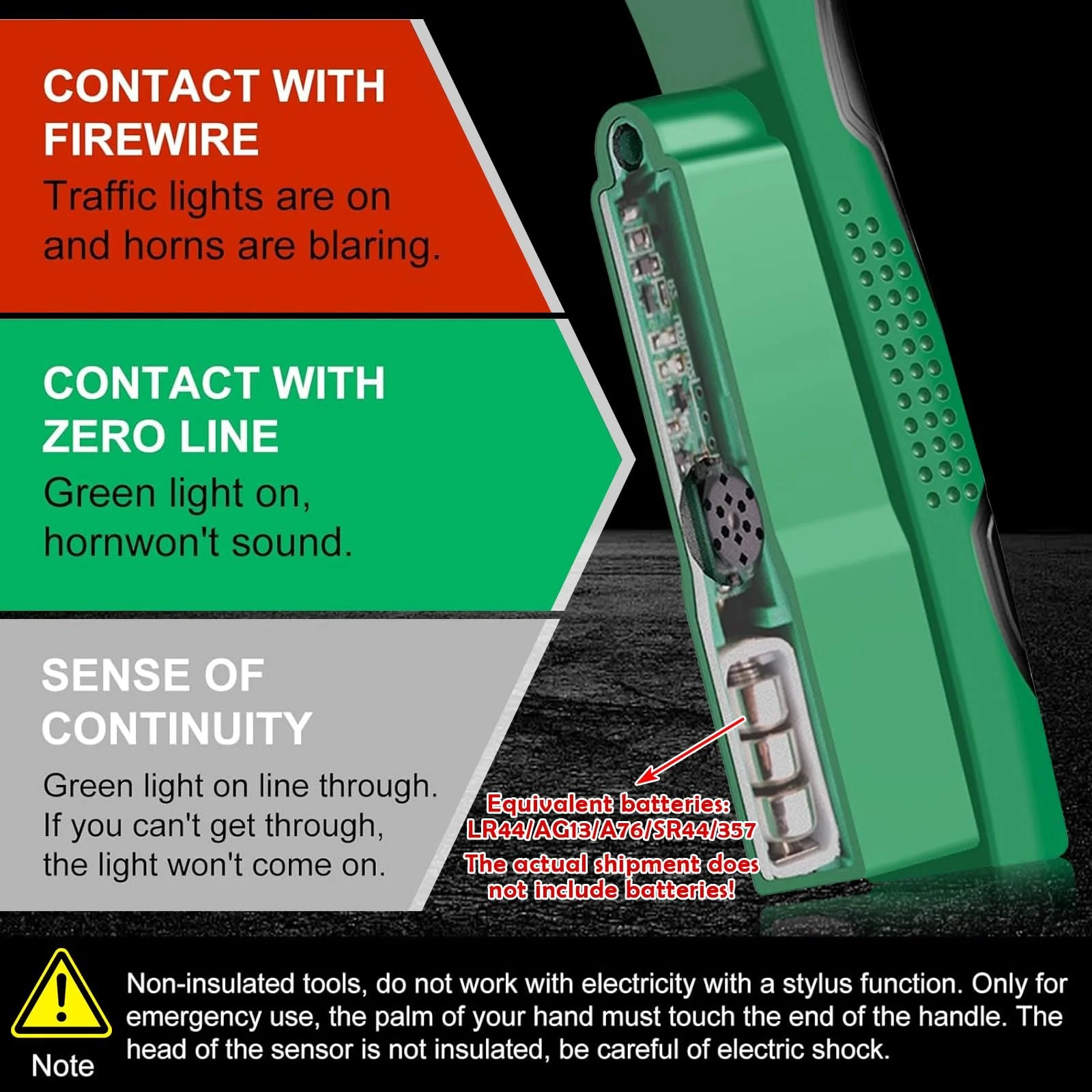 Стриппер многофункциональный с функцией измерения тока 3Cr13 12-250V AC/DC, фото №4