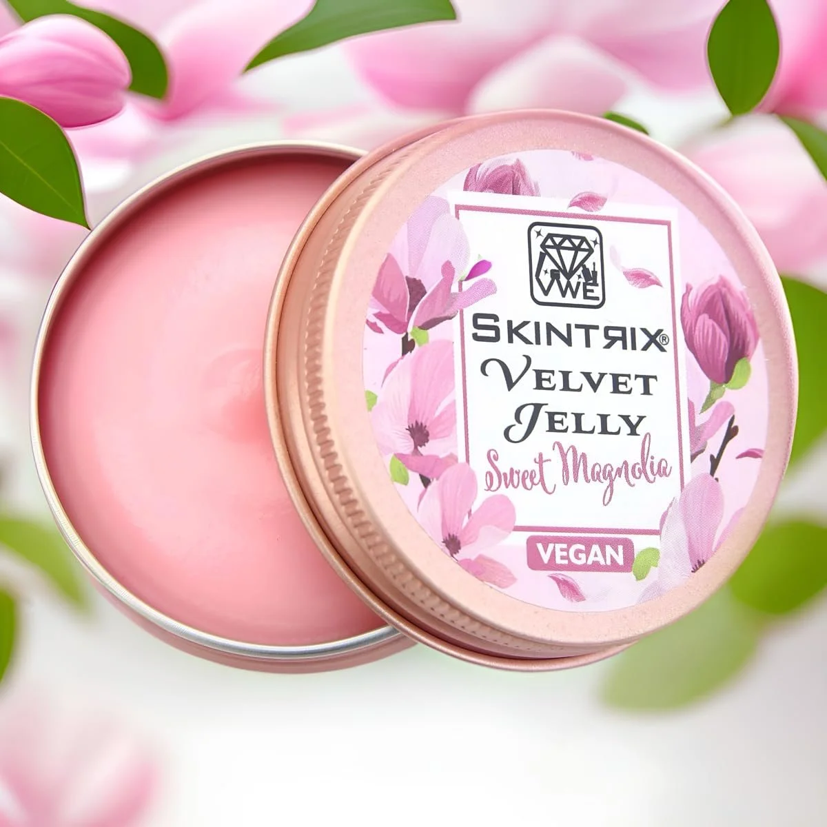 Бальзам для тіла, рук та кутикули SKINTRIX Velvet Jelly Sweet Magnolia 25 г, фото №2