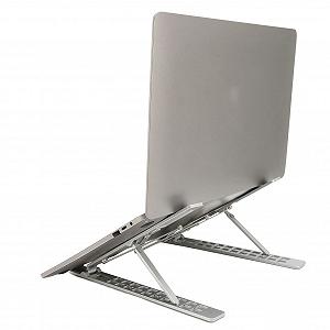 Подставка для ноутбука Jectse регулируемая теплоотдача алюминиевый сплав для офиса дома школы synthetic.ua - Фото 1