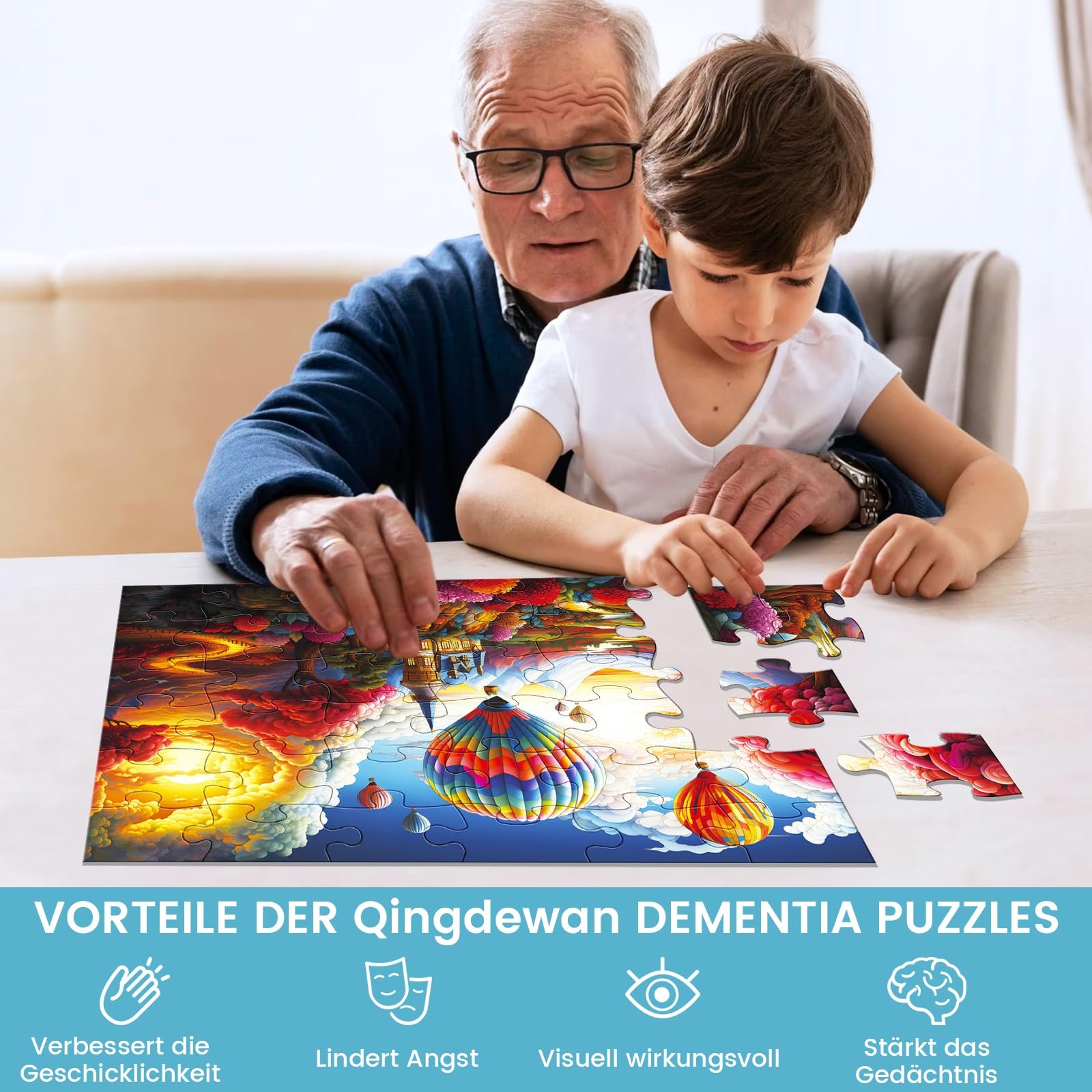 Набор пазлов для пожилых людей 36 элементов 4 шт Когнитивная игра, фото №3 Набор пазлов для пожилых людей 36 элементов 4 шт Когнитивная игра, фото №3