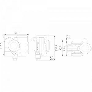 Сигнал звуковой HELLA 3PB 013 410-081 synthetic.ua - Фото 1