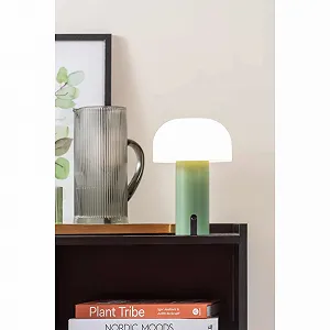 Настільна лампа Leitmotiv Luca Iron Jungle Green synthetic.ua - Фото 1