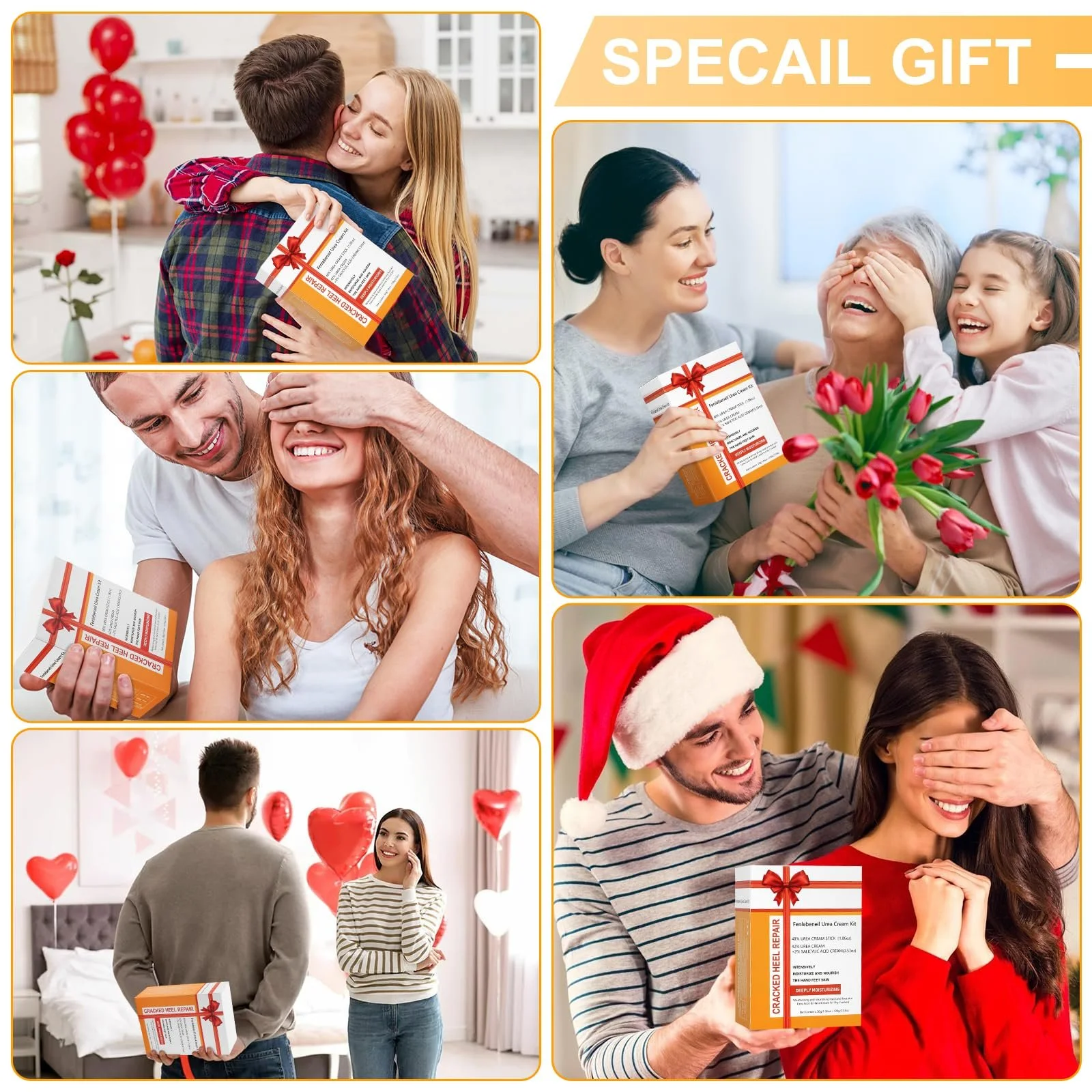 Набор кремов для ног Urea Cream 40%, 42% Plus 2% Salicylic Acid для сухих пяток и мозолей, фото №5