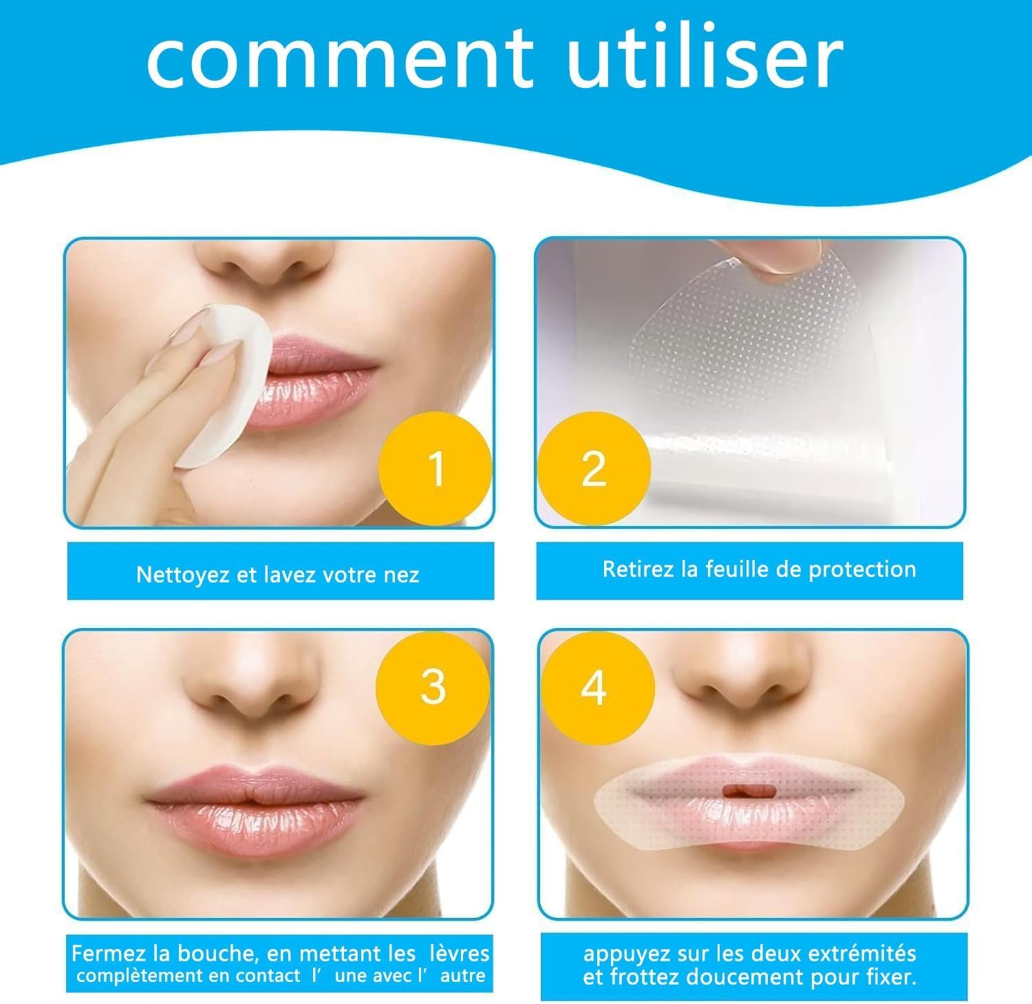 Пластирі для рота для сну 120 шт., фото №6