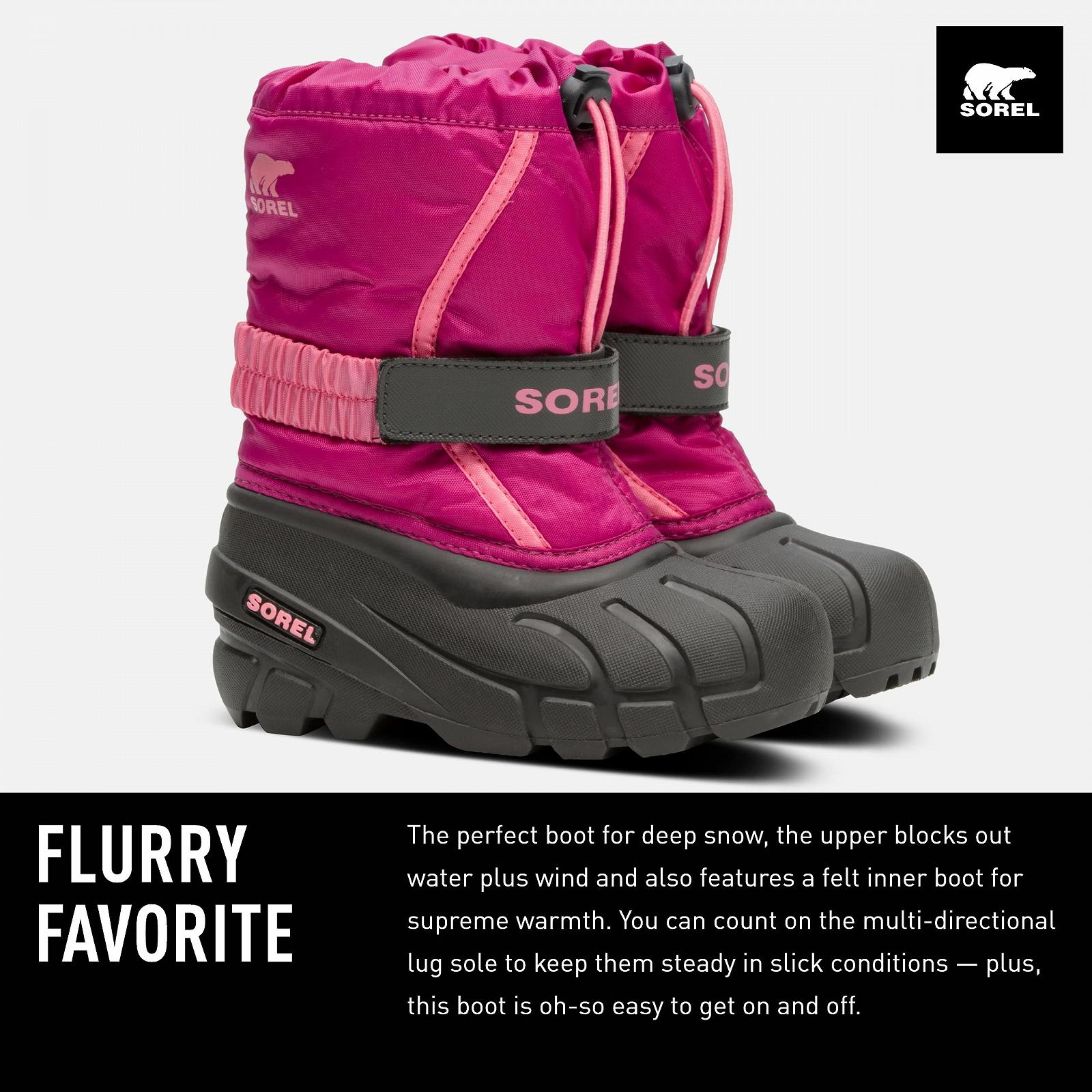 Ботинки Sorel Flurry Unisex Детские Зимние, фото №2
