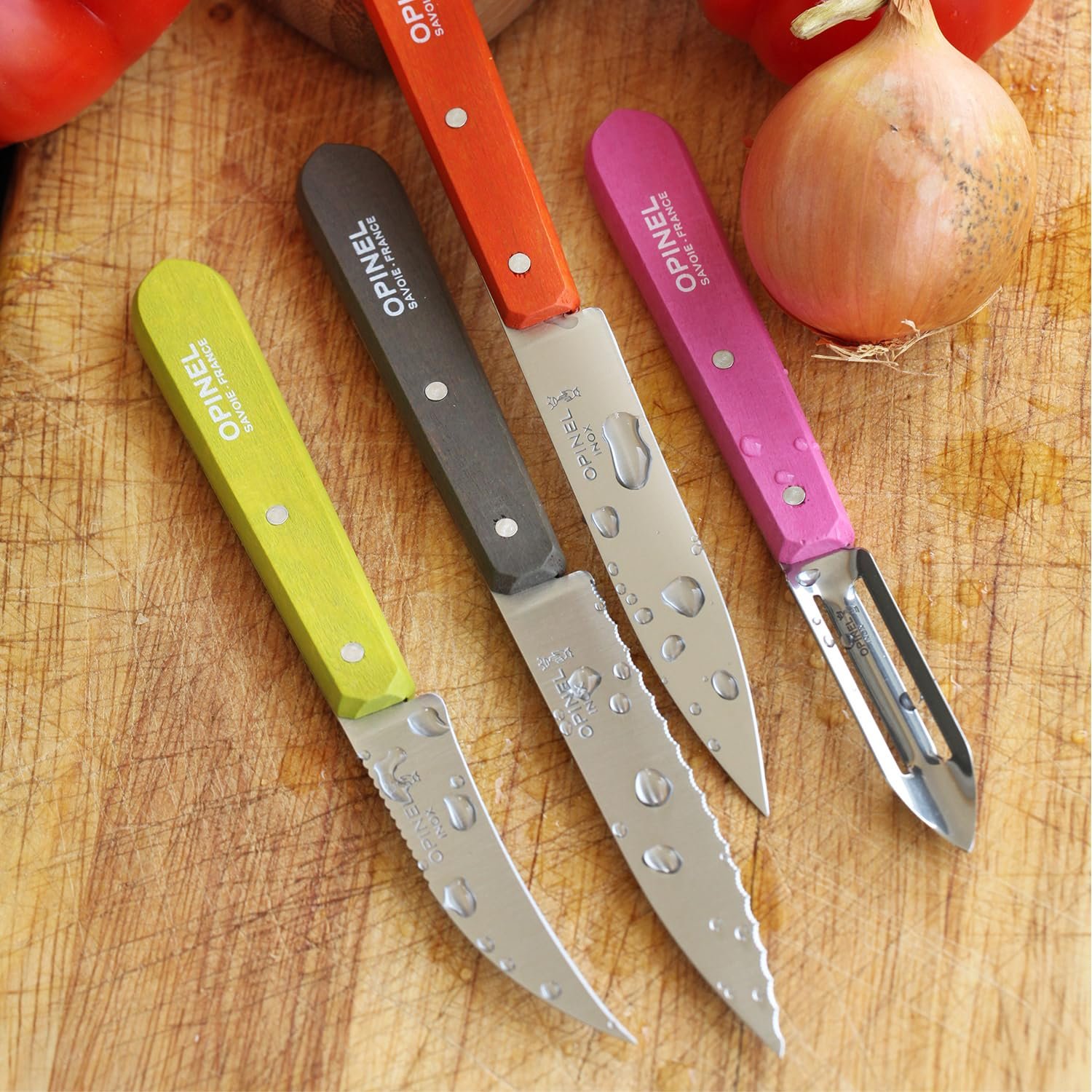 Набор кухонных ножей Opinel 50's Retro Multicoloured, фото №3