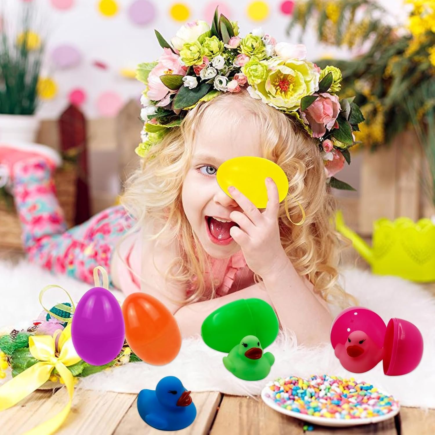 Набір: Іграшка для ванни Качки Гумові, Плаваючі, Світні, фото №7