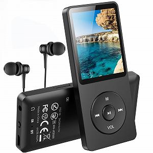 MP3 плеер AGPTEK Classic / Портативный Hi-Fi / 64GB / Черный - Фото 1