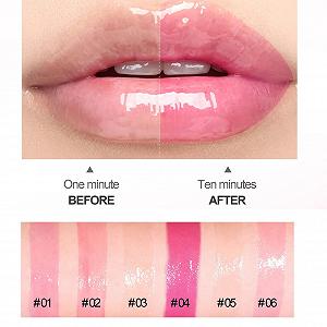 Блиск для губ, що змінює колір, 6 шт Magic Warming, набір зволожуючих блисків synthetic.ua - Фото 1