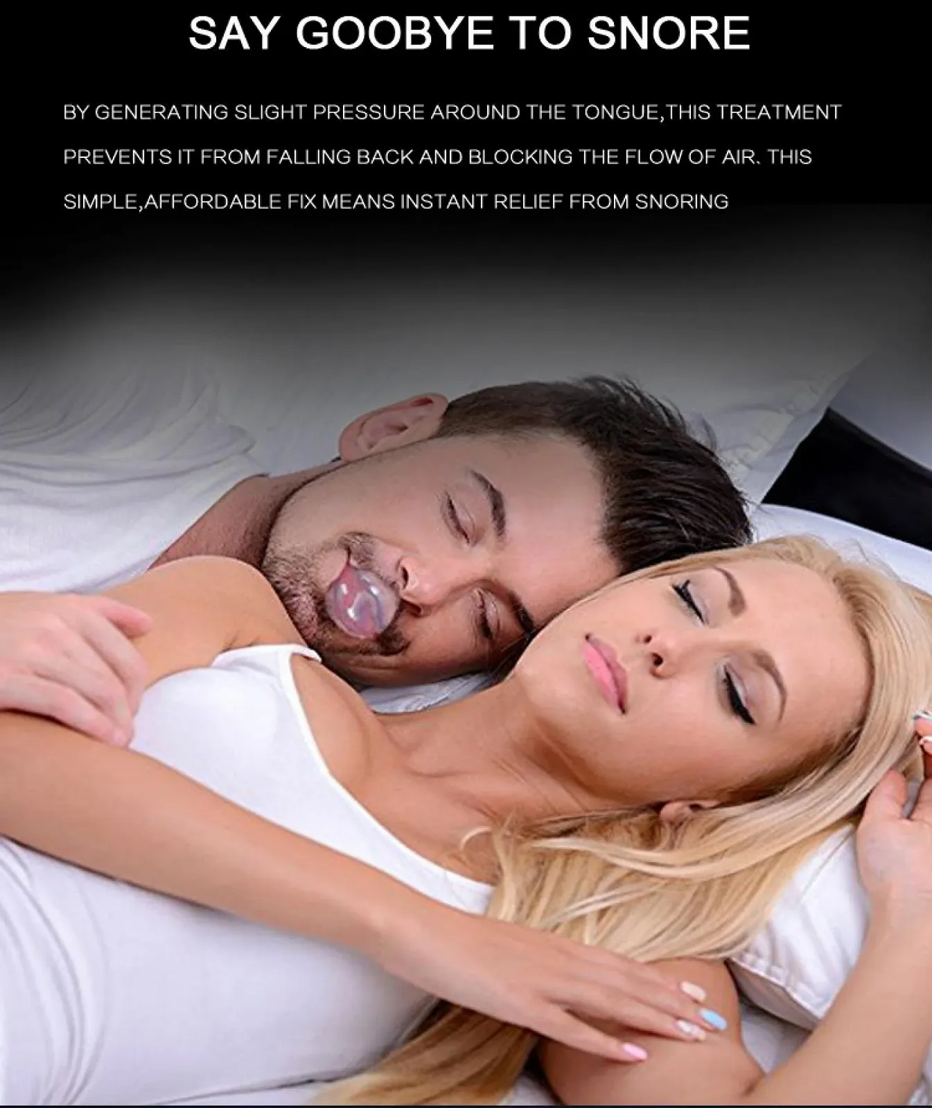 Держатель языка против храпа Силиконовый, фото №2