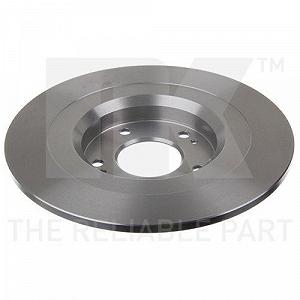 Гальмівний диск NK 203085 для CITROËN MITSUBISHI PEUGEOT задня вісь synthetic.ua - Фото 1