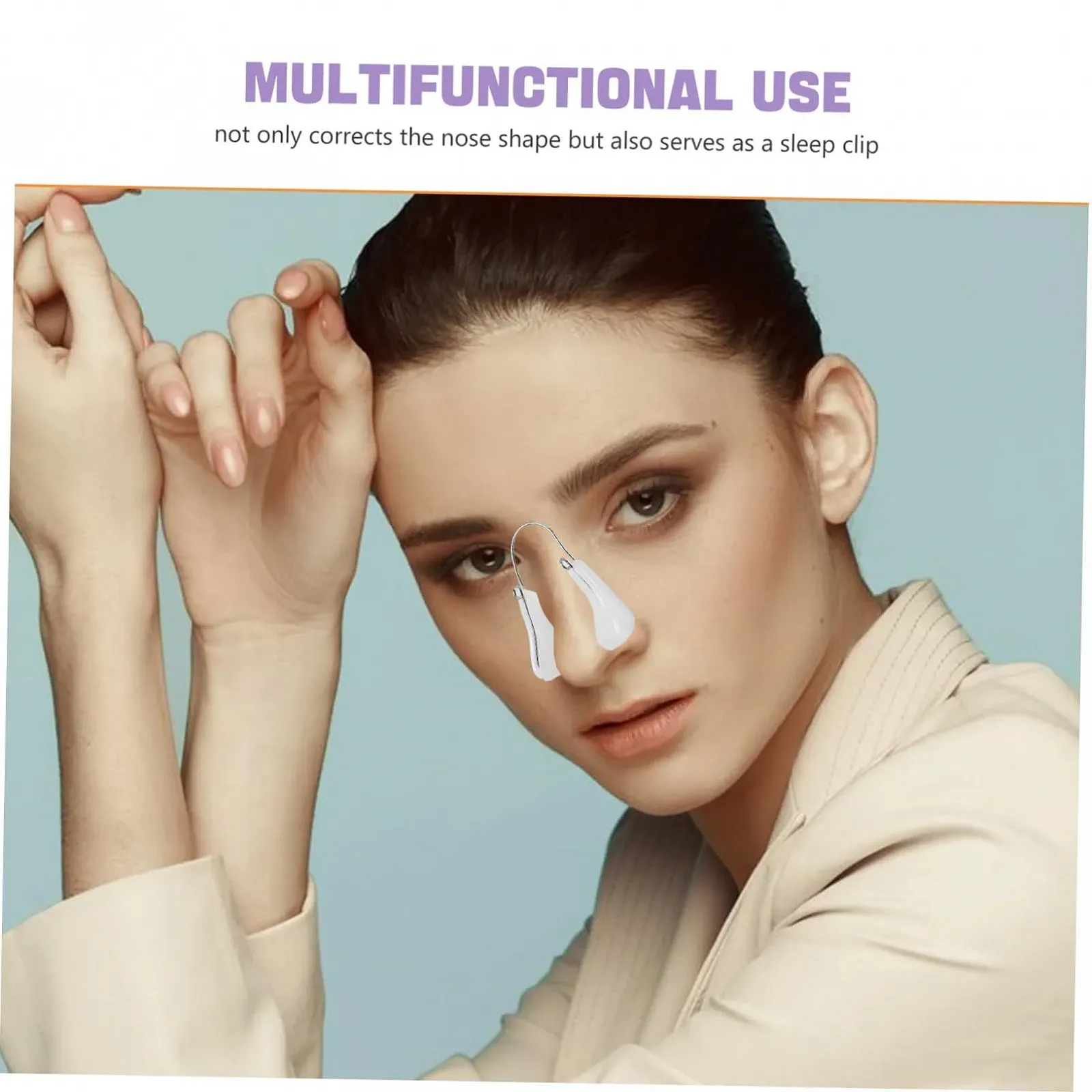 Кліпси для зменшення носа Happyyami, 2 шт. Силіконові, фото №3
