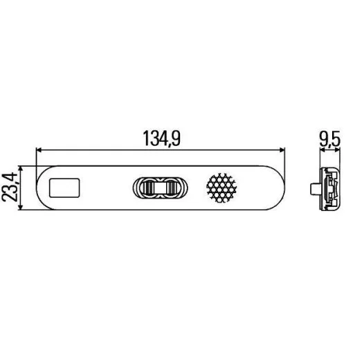 Бічний габаритний ліхтар HELLA 2PS 009 226-021 для HOBBYCAR HYMER KNAUS лівий, фото №3 Бічний габаритний ліхтар HELLA 2PS 009 226-021 для HOBBYCAR HYMER KNAUS лівий, фото №3