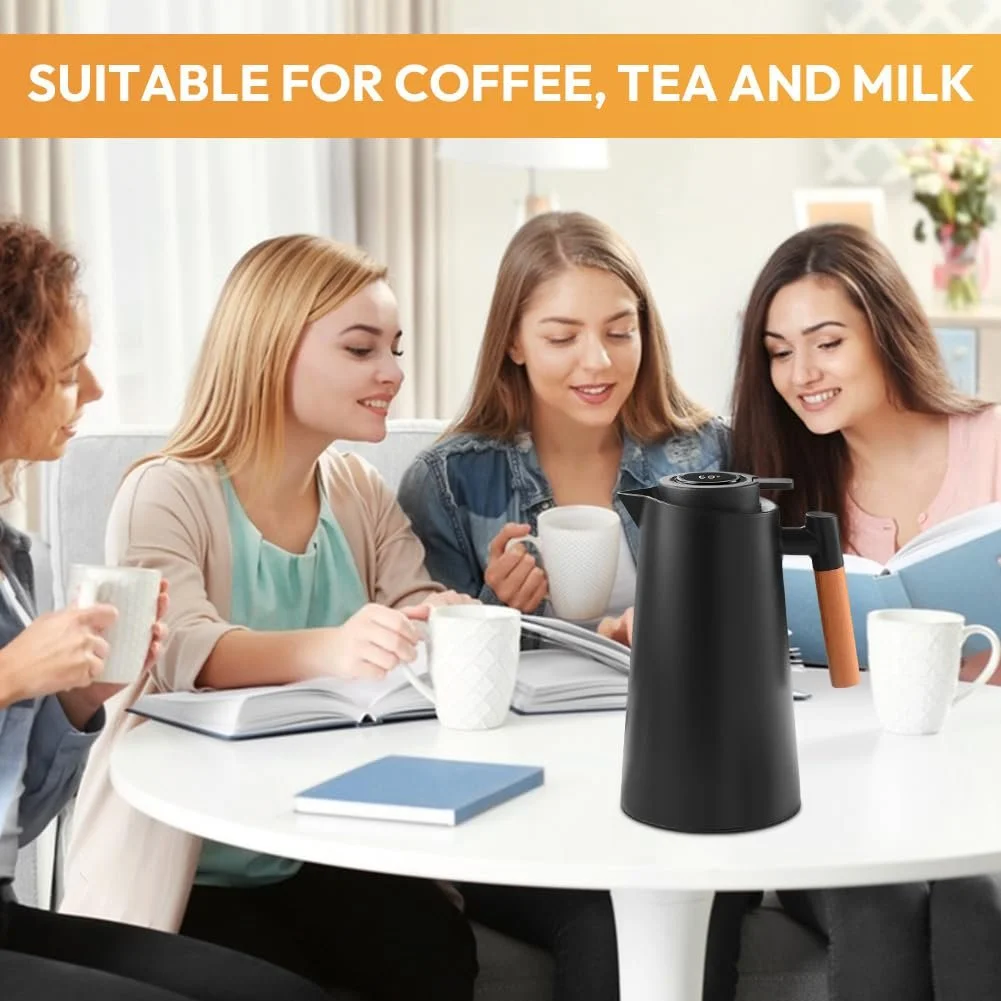 Термос-кавник 1 Літр, Ізольований Кавник, Герметичний, фото №6