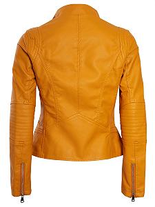 Женская Байкерская Куртка SS7 из искусственной кожи synthetic.ua - Фото 1