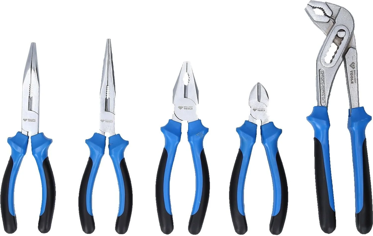 Набор плоскогубцев BRILLIANT TOOLS BT060005, 5 шт, фото №3