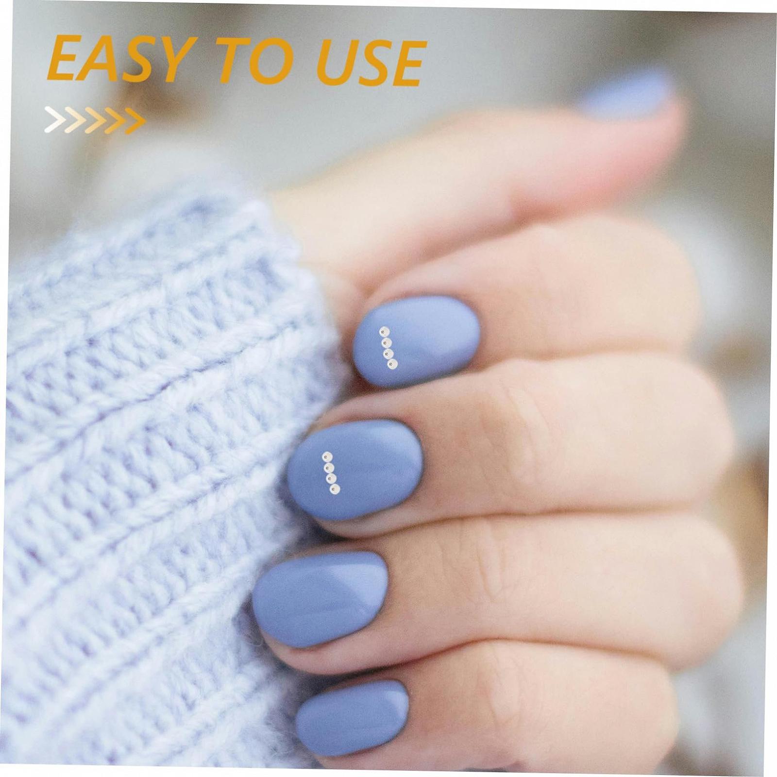 Прикраса для ногтей 200шт Металлические украшения для ногтей для женщин Камни для ногтей большой упаковкой для гелевых акриловых ногтей, фото №6