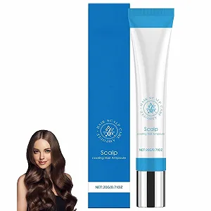 Ампула для волос Scalphy, сыворотка для волос с роликовой ручкой и охлаждающим эффектом, сохраняет кожу головы чистой, не жирная, улучшает блеск волос - Фото 1