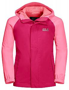 Водонепроникна куртка Jack Wolfskin Tucan для дітей, дихаюча дощова - Фото 1