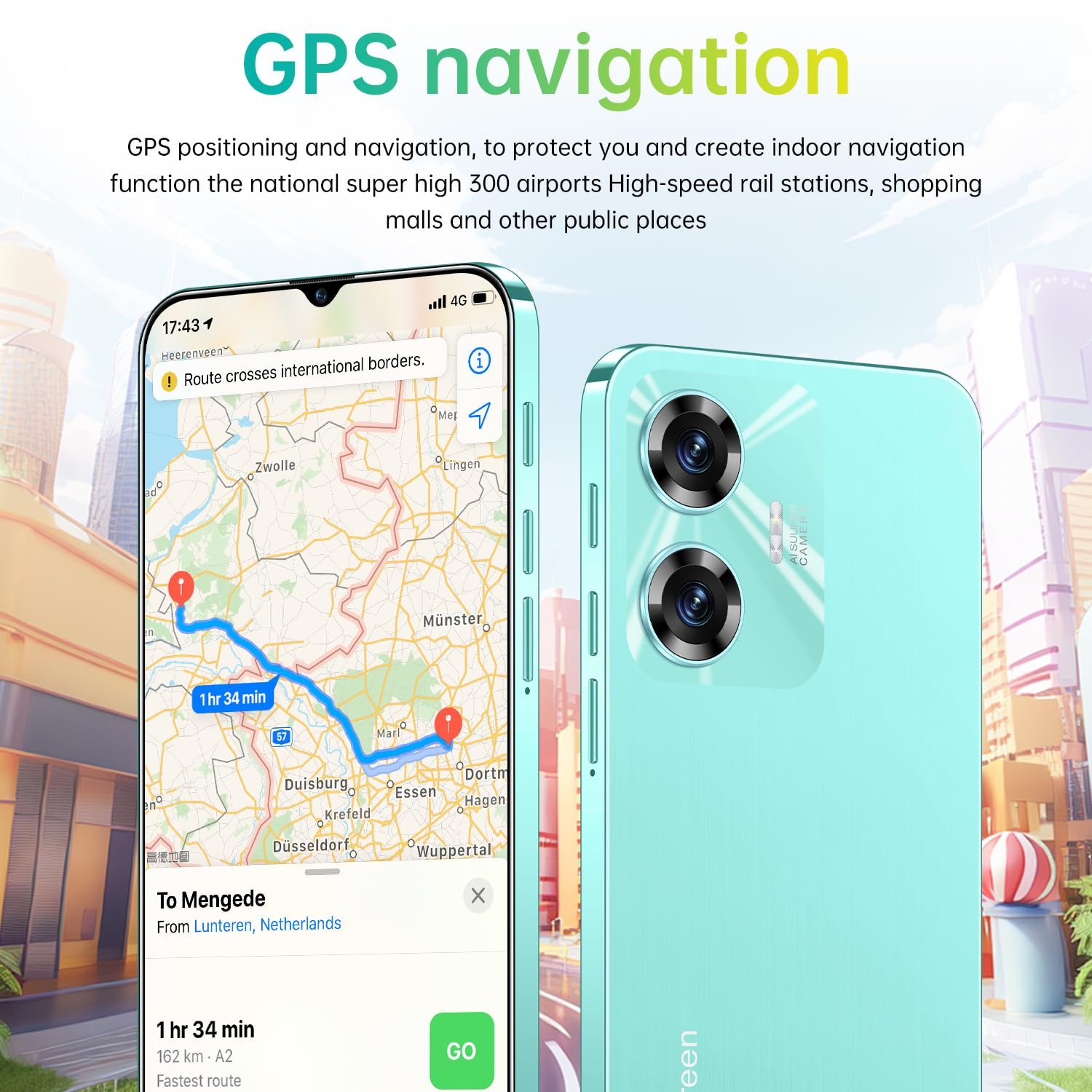 Смартфон PrzTIk C55 3GB + 32GB 4500 мАг 6.3 дюймів HD+ 4G Dual SIM Yellow, фото №6