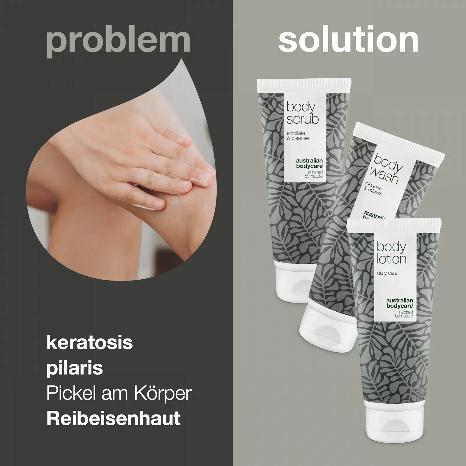 Набір для гладкої шкіри при кератозі піларіс та для сухої/потрісканої шкіри, фото №2