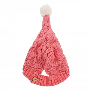 Вязаная шапка PACKOVE для девочки, детская - Фото 1