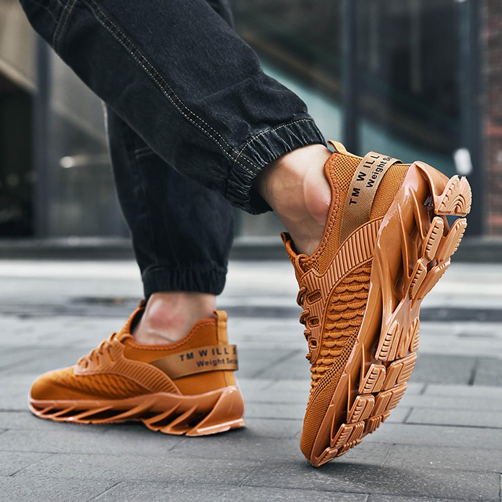 Кросівки Famzuneu Спортивні Чорний Білий, фото №7