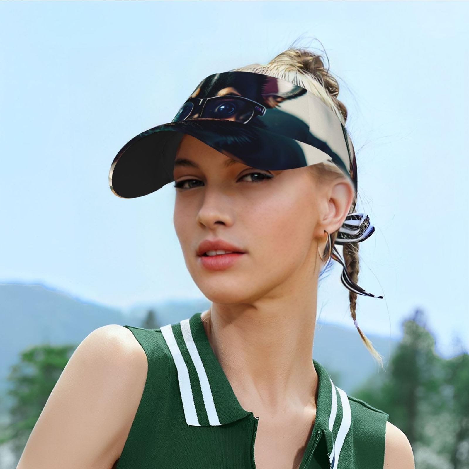 Бейсболка-козырек Chihuahua Унисекс Спортивная для тенниса и активного отдыха, фото №6