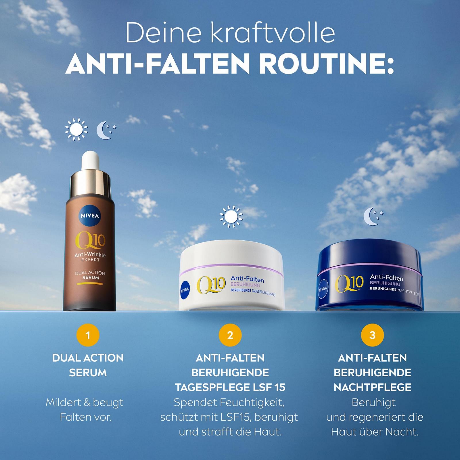 Денний крем NIVEA Q10 Без запаху SPF 15 Екстракт солодки 50 мл, фото №8 Денний крем NIVEA Q10 Без запаху SPF 15 Екстракт солодки 50 мл, фото №8