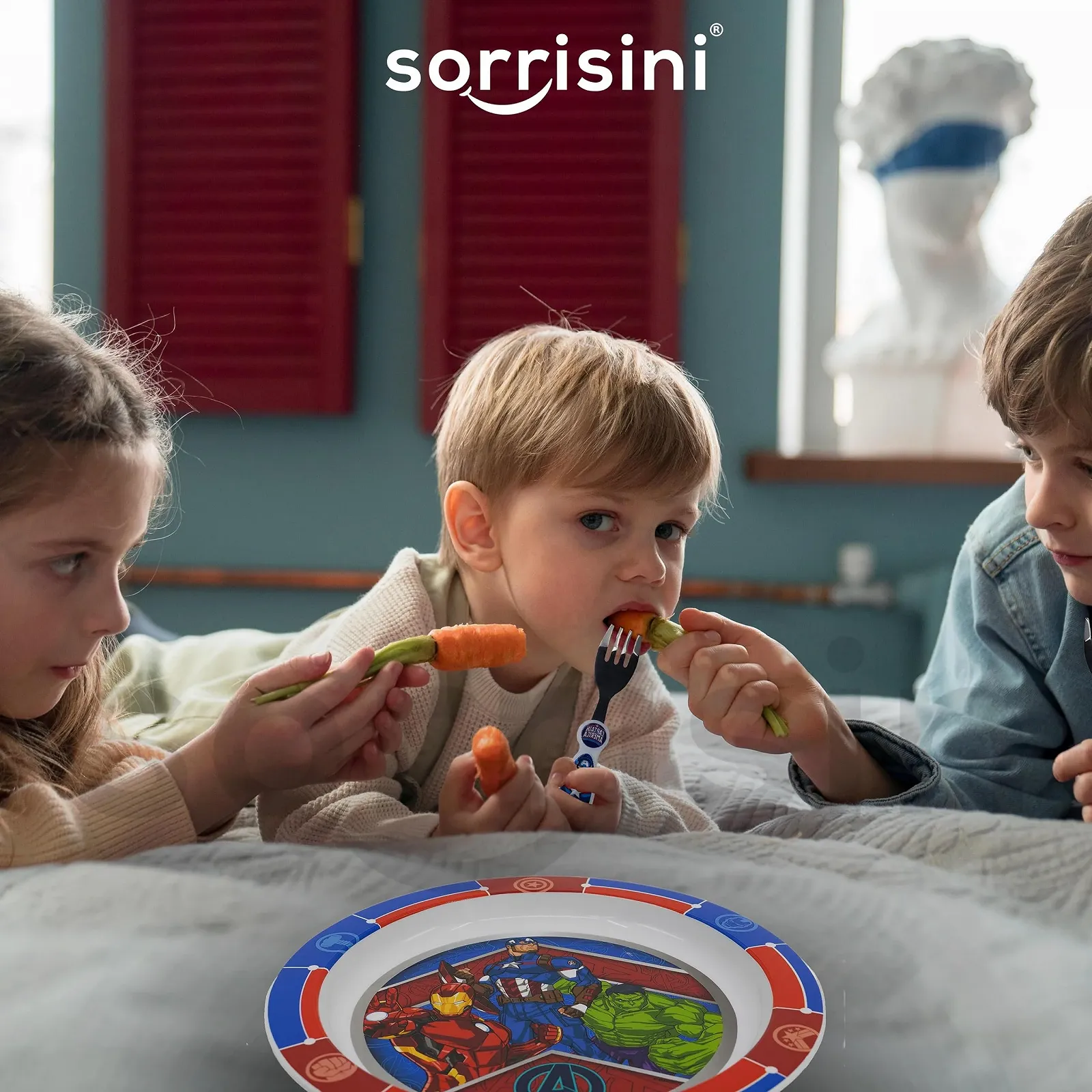 Набор детской посуды Hulk Sorrisini, фото №5 Набор детской посуды Hulk Sorrisini, фото №5