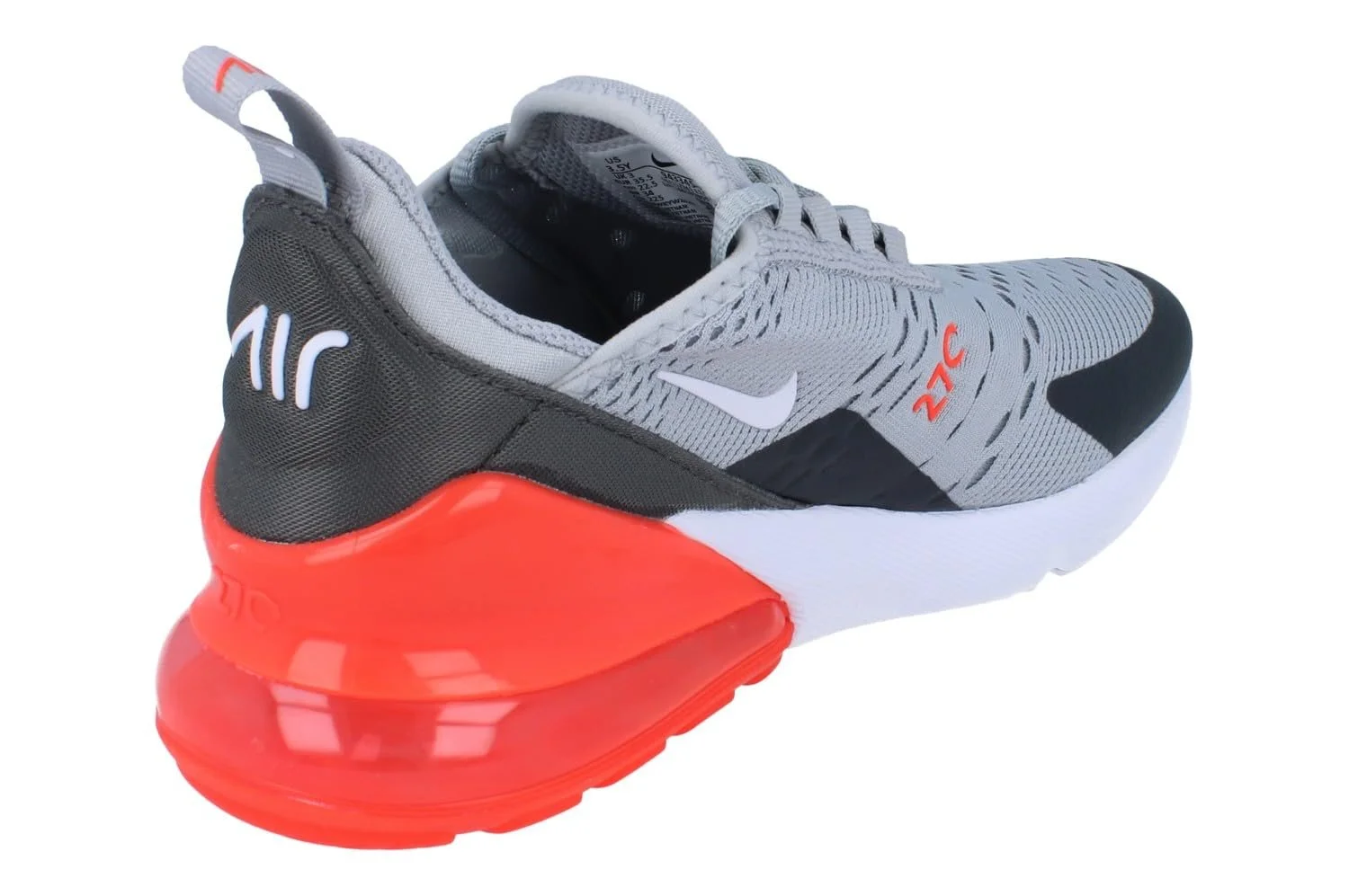 Кроссовки Nike Air Max 270 Детские Серый/Антрацит/Ярко малиновый/Белый, фото №3