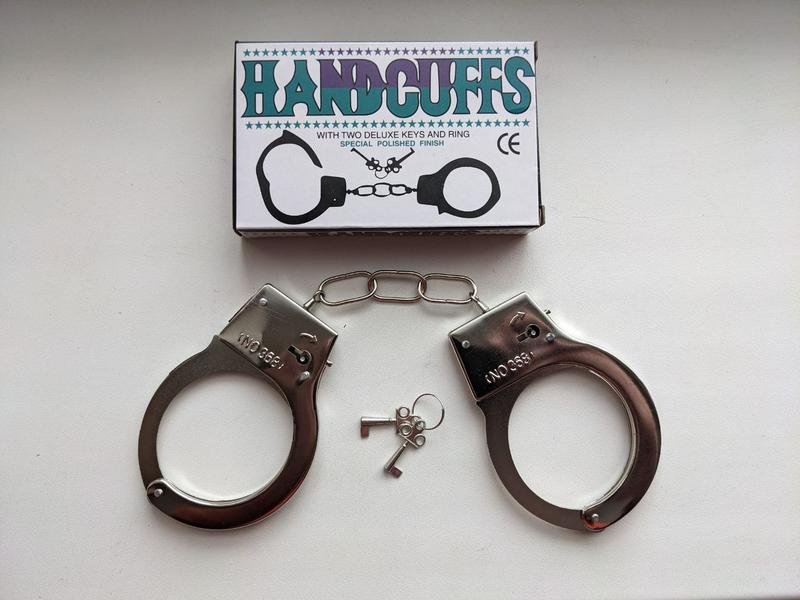 Ігровий набір металеві наручники, фото №1 Ігровий набір металеві наручники, фото №1
