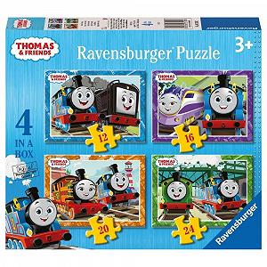 Пазл Ravensburger Thomas & Friends 4 в 1 (12, 16, 20, 24 элемента) - Фото 1