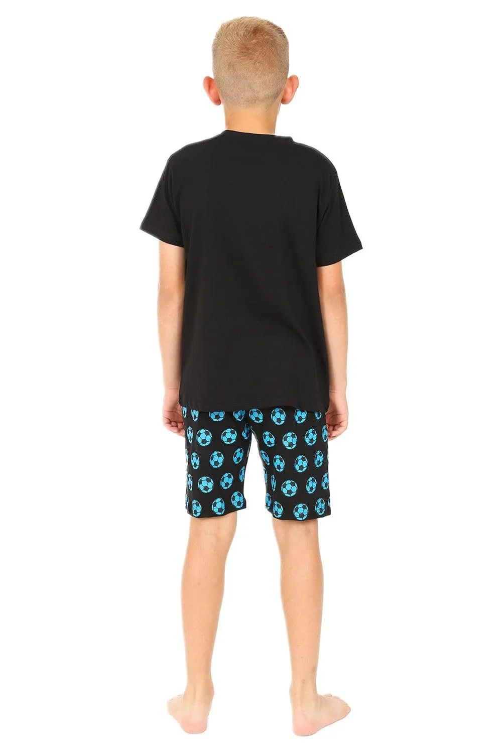 Комплект піжами The PyjamaFactory Бавовна Eat Sleep Football Repeat для хлопчиків, з шортами, унісекс, фото №3 Комплект піжами The PyjamaFactory Бавовна Eat Sleep Football Repeat для хлопчиків, з шортами, унісекс, фото №3